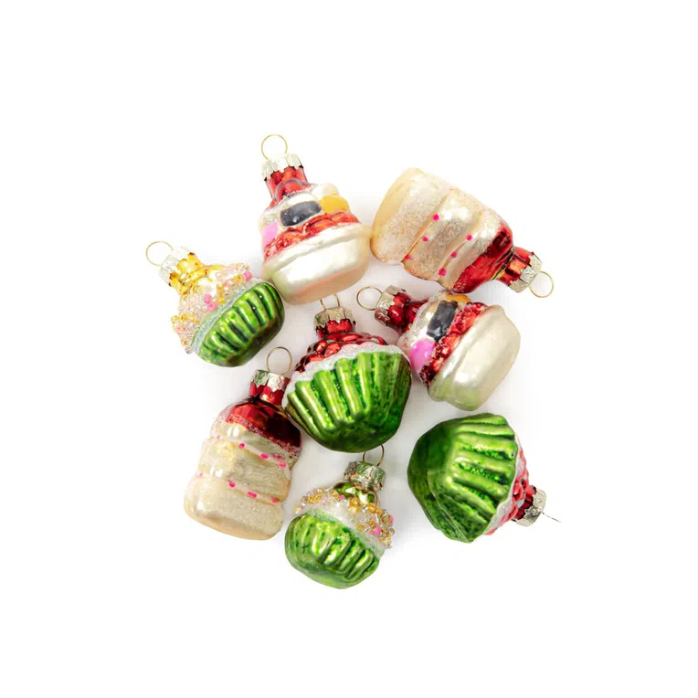 Bombki FAVER szklane słodycze 8 szt.