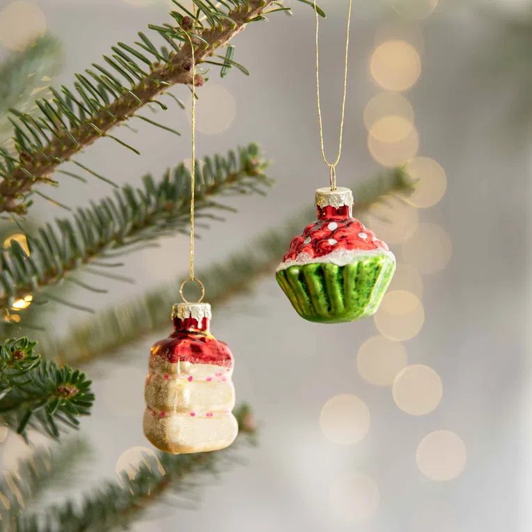 Bombki FAVER szklane słodycze 8 szt.