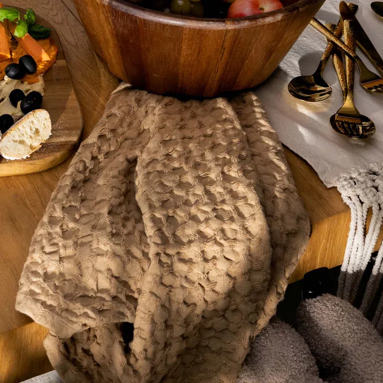 Ścierka kuchenna WAFELS beżowa 50x70 cm