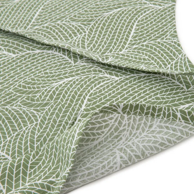 Fartuch kuchenny DAHON zielony w liście 60x80 cm