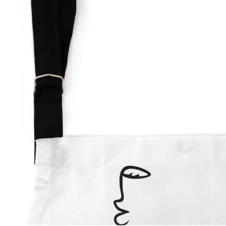 Fartuch kuchenny MUKHA z twarzami 60x80 cm