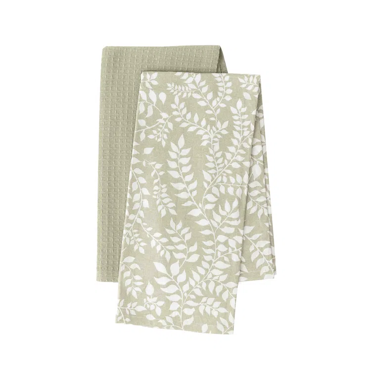 Zestaw ścierek kuchennych SANGANE pistacjowych 2*50x70 cm