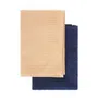 Zestaw ścierek kuchennych FEMELO beżowa i granatowa 2*50x70 cm