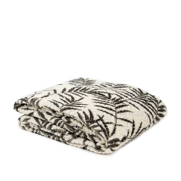 Koc BLOS w liście zielone 150x200 cm