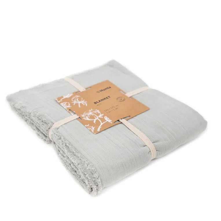 Koc ELIN muslinowy pistacjowy 130x170 cm