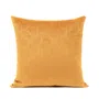 Poszewka KVET musztardowa z wytłoczeniami 45x45 cm