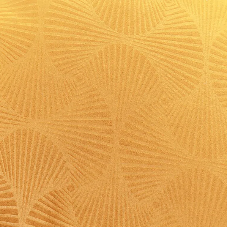 Poszewka KVET musztardowa z wytłoczeniami 45x45 cm