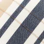 Poszewka REZZA w beżowo niebieskie paski 45x45 cm