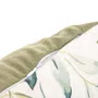 Poszewka LEMPI w liście oliwkowa z frędzlami 45x45 cm