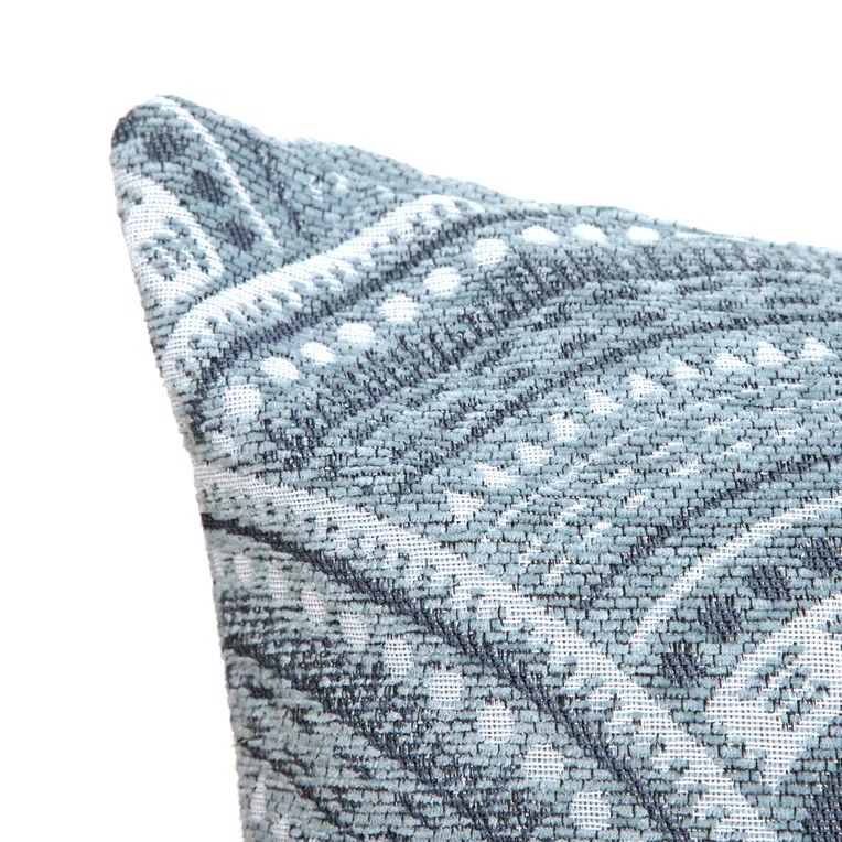 Poszewka MASALA w marokański wzór niebieska 45x45 cm