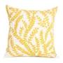 Poszewka MULTIA w listki musztardowe 45x45 cm