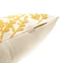 Poszewka MULTIA w listki musztardowe 45x45 cm