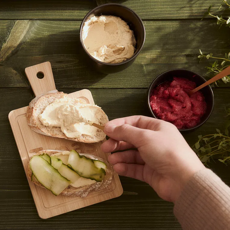 Miska DOWAN ceramiczna ze złotą łyżeczką 2 szt.