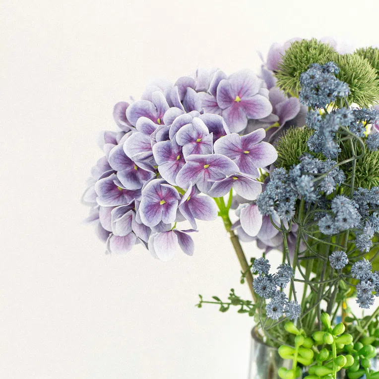 Kwiat sztuczny WINKY hortensja fioletowa 66 cm