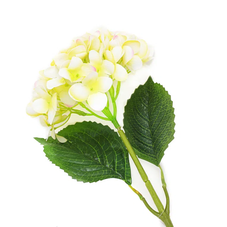 Kwiat sztuczny WINKY hortensja ecru 66 cm