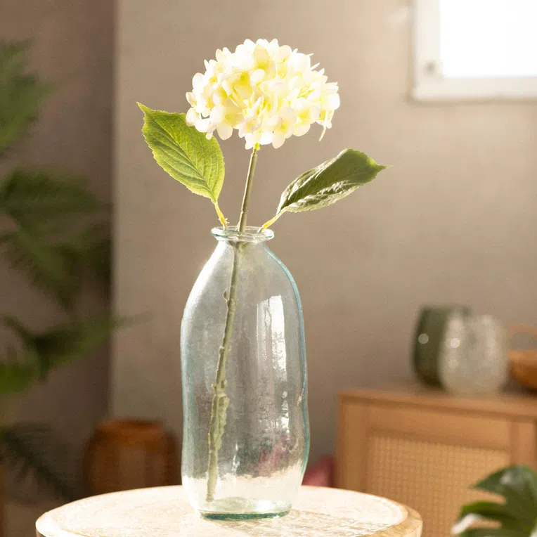 Kwiat sztuczny WINKY hortensja ecru 66 cm