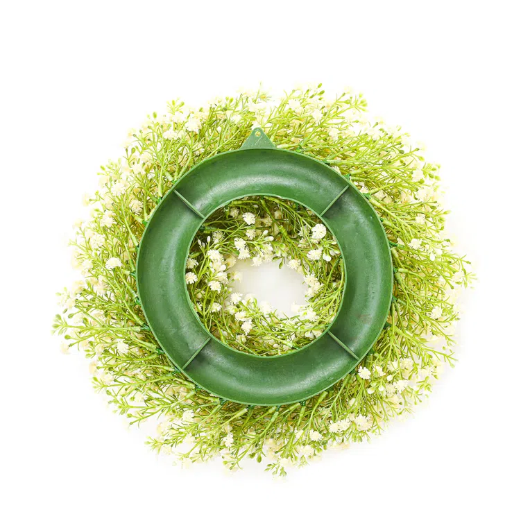 Wianek CLADEL sztuczny kremowy 36 cm