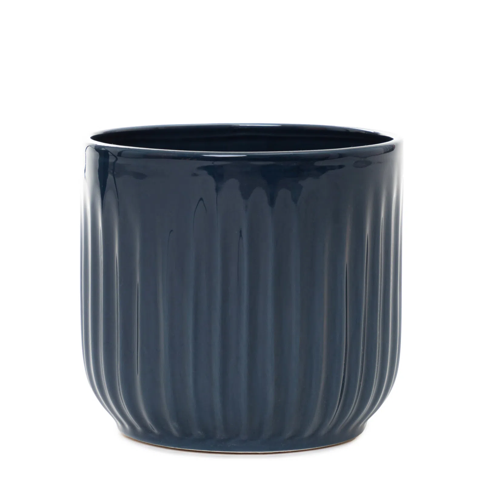 Osłonka na doniczkę DASH granatowa 14x13 cm