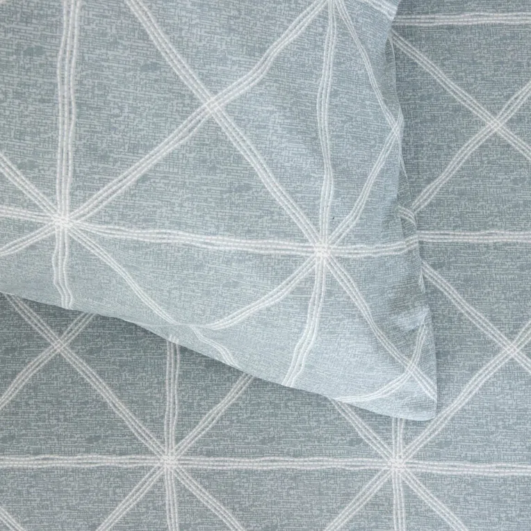 Pościel FELIX BLUE bawełniana niebieska 160x200 cm