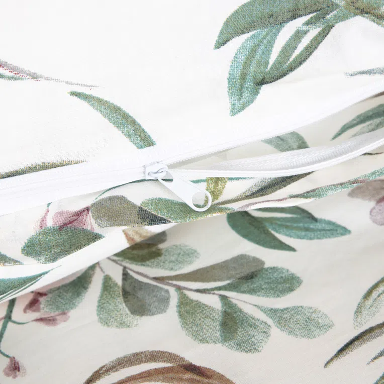 Pościel FLORIDO bawełniana w kwiaty 200x220 cm