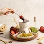 Zestaw do fondue MOOKA z obrotowa podstawką 27x13 cm