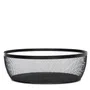 Koszyk GRIDIO okrągły czarny 32 x 10 cm