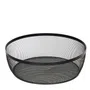 Koszyk GRIDIO okrągły czarny 32 x 10 cm