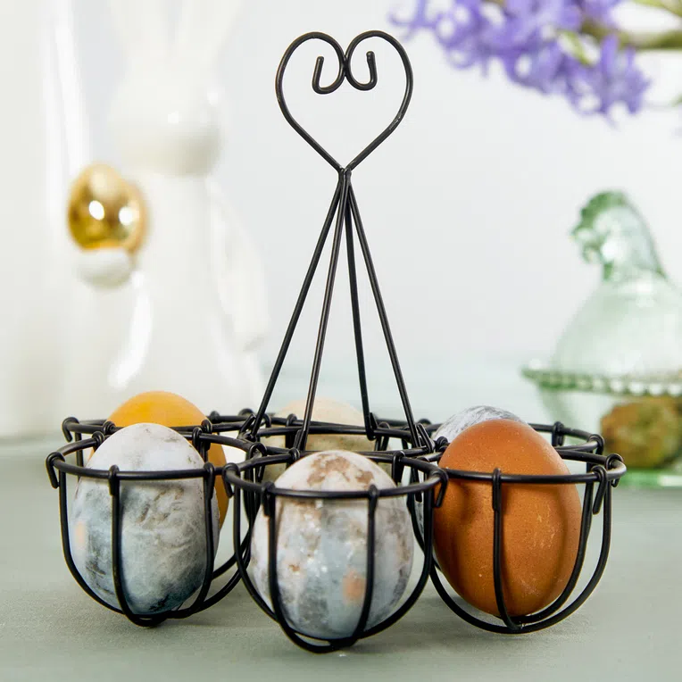 Koszyk HASELE na jajka z uchwytem 18x19 cm