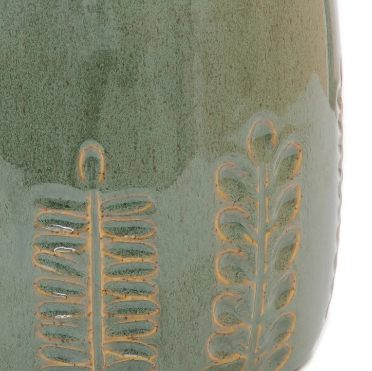 Wazon MEADOW ceramiczny pistacjowy 15x18 cm