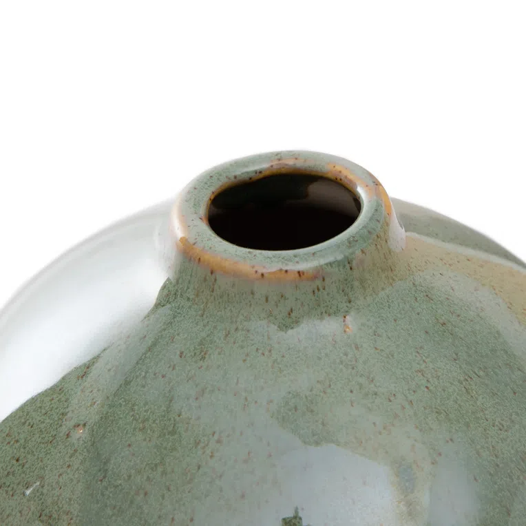 Wazon MEADOW ceramiczny pistacjowy 15x18 cm
