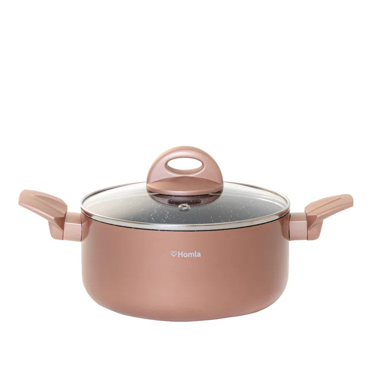 Garnek ANDORA różowy 2,5 l