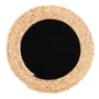 Podkładka do jadalni DEXI naturalna z czarnym 38 cm