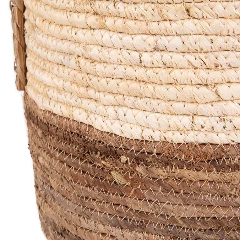 Osłonka na doniczkę KOES naturalna 32x28x28 cm