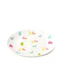 Talerz wielkanocny RABBITO deserowy z kolorowymi zającami 20 cm