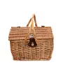 Kosz piknikowy PICNIC dla 2 osób naturalny 38x25x25 cm