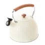Czajnik VIRGEN kremowy z drewnianym uchwytem 2,5 l