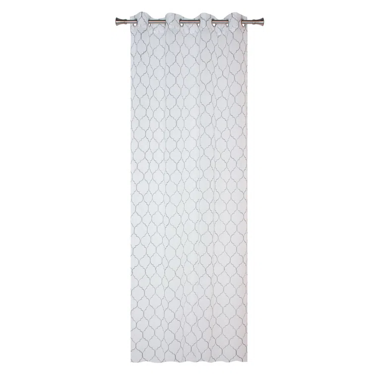 Firana CASABLANCA z kółkami 140x260 cm