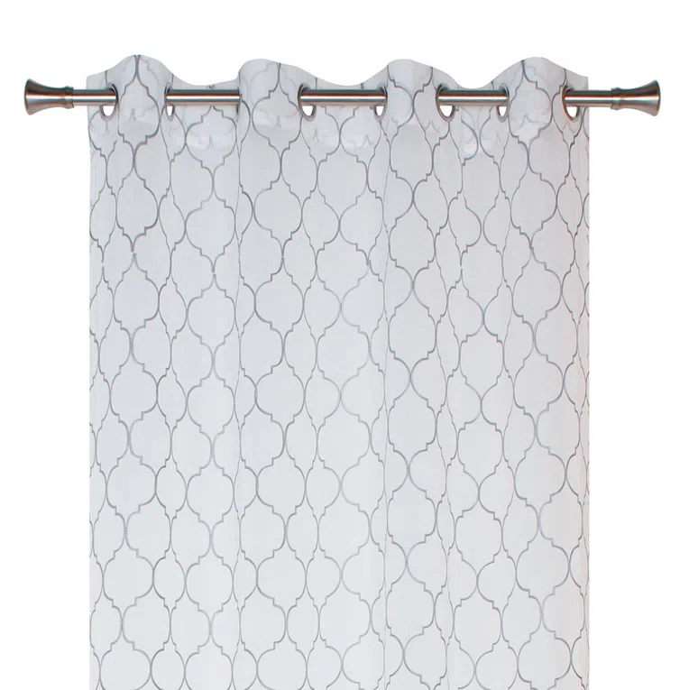 Firana CASABLANCA z kółkami 140x260 cm