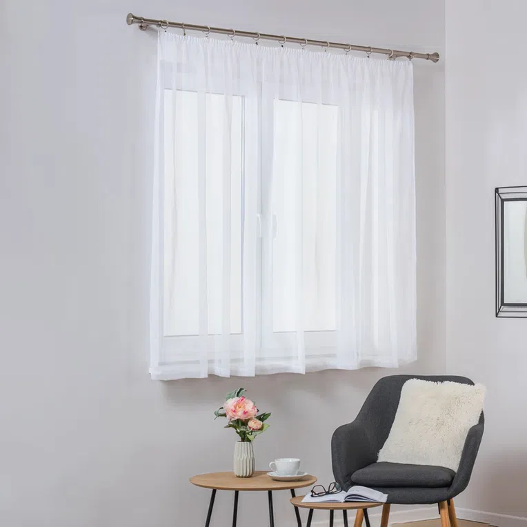 Firana DIANA z taśmą 290x160 cm