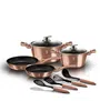 Zestaw naczyń kuchennych ROSE GOLD BH/6142 10 el.
