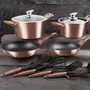 Zestaw naczyń kuchennych ROSE GOLD BH/6142 10 el.