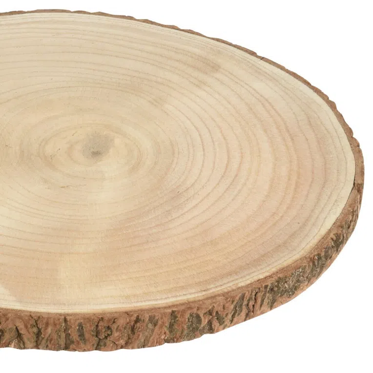 Podkładka STAN drewniana plaster z korą 30x20 cm