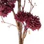 Gałązka REZA sztuczna czerwona 52 cm