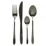 Zestaw sztućców CUTLERY SET czarny 16 szt