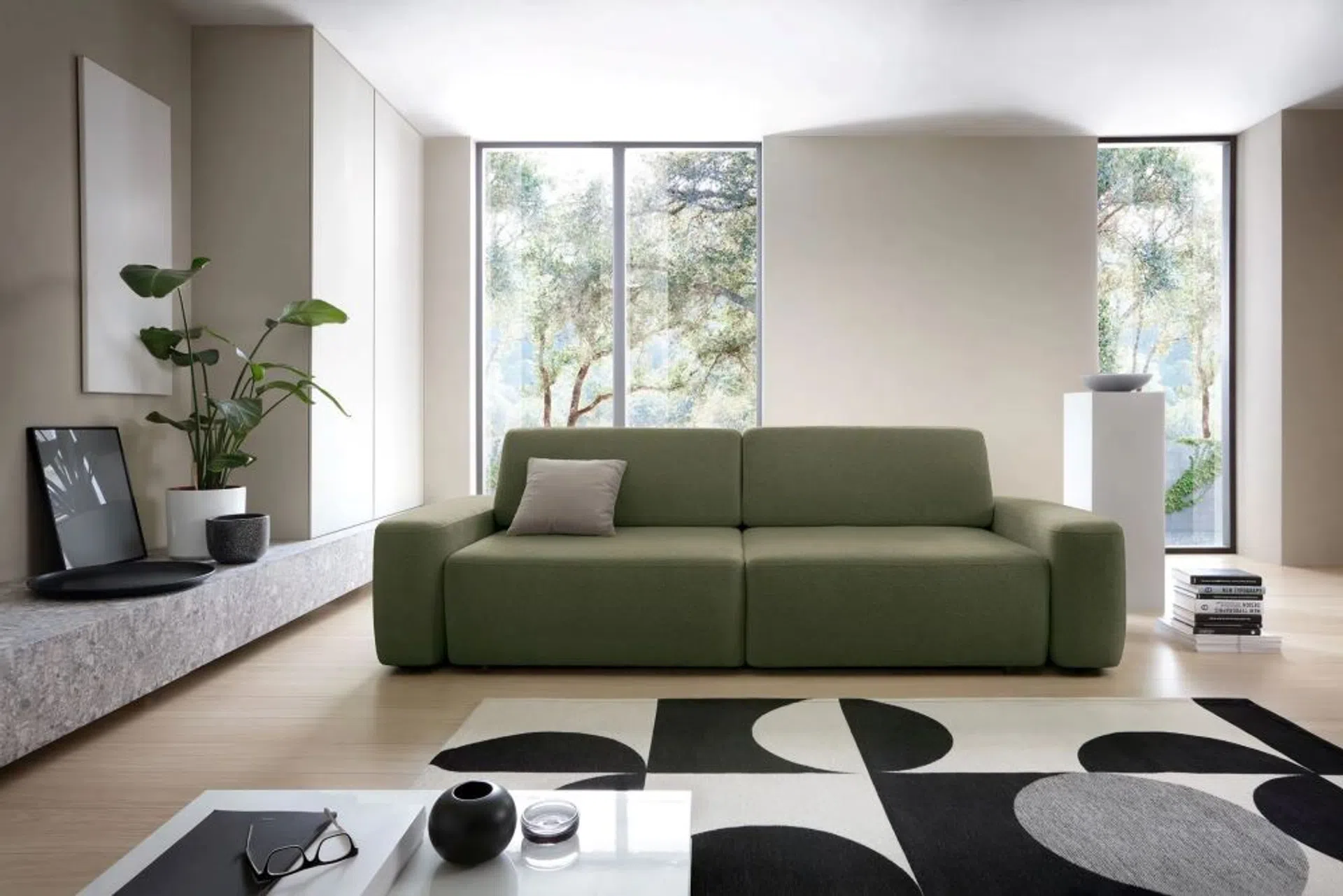 sofa bouli raven 78 khaki