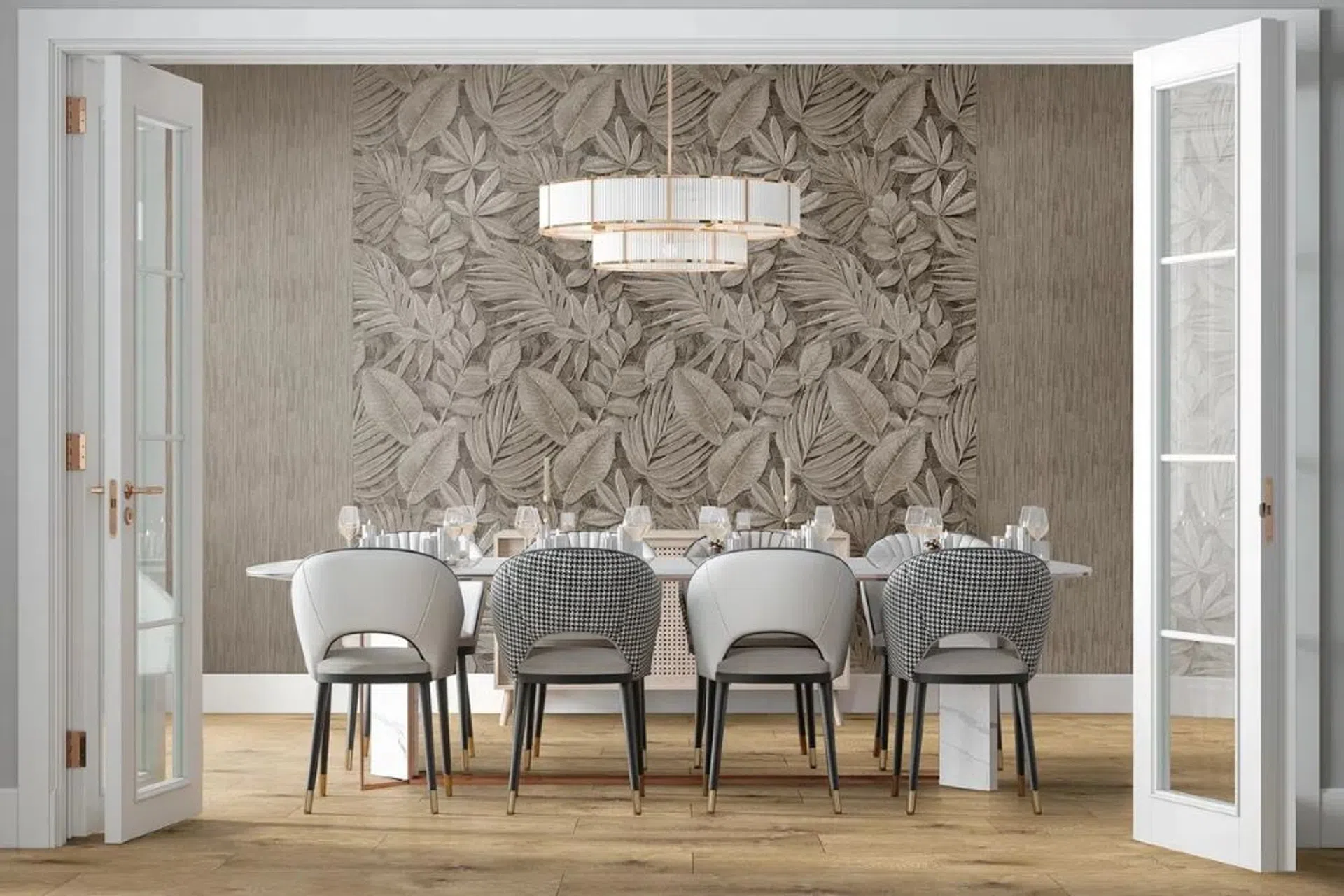 panel ścienny spc rocko tiles organic r164 mink plant a 2800x1230 mm mat