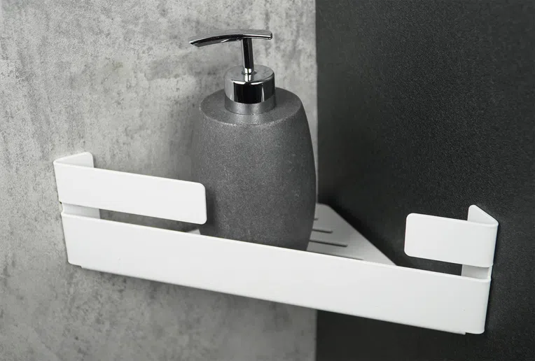 Koszyk prysznicowy mocowany Deante Mokko biały mat ADM_A531