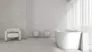 Miska WC wisząca Deante Silia bezkołnierzowa z deską wolnoopadającą duroplast CDLD6ZPW