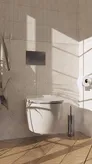 Miska WC wisząca Deante Silia bezkołnierzowa z deską wolnoopadającą duroplast CDLD6ZPW