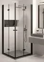 Brodzik prostokątny Deante Correo 90x90 granit szary metalik KQR_S41B